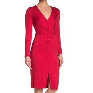 Cupcakes & Cashmere Janette Front Cinched dress M